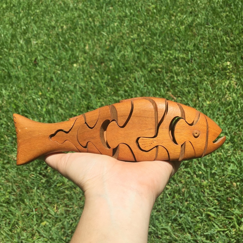 Wooden Fish Puzzle